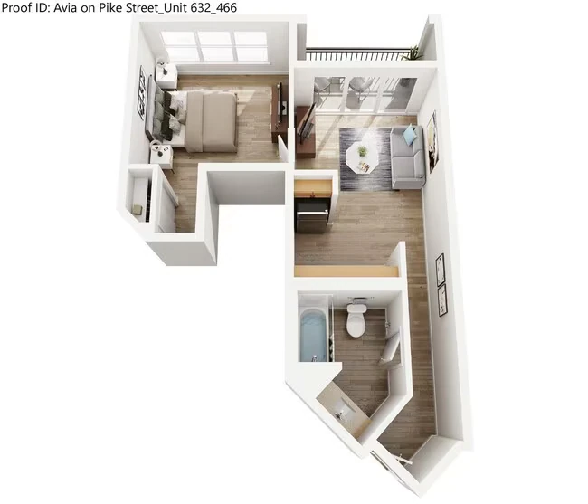 The Pike 332 floor plan